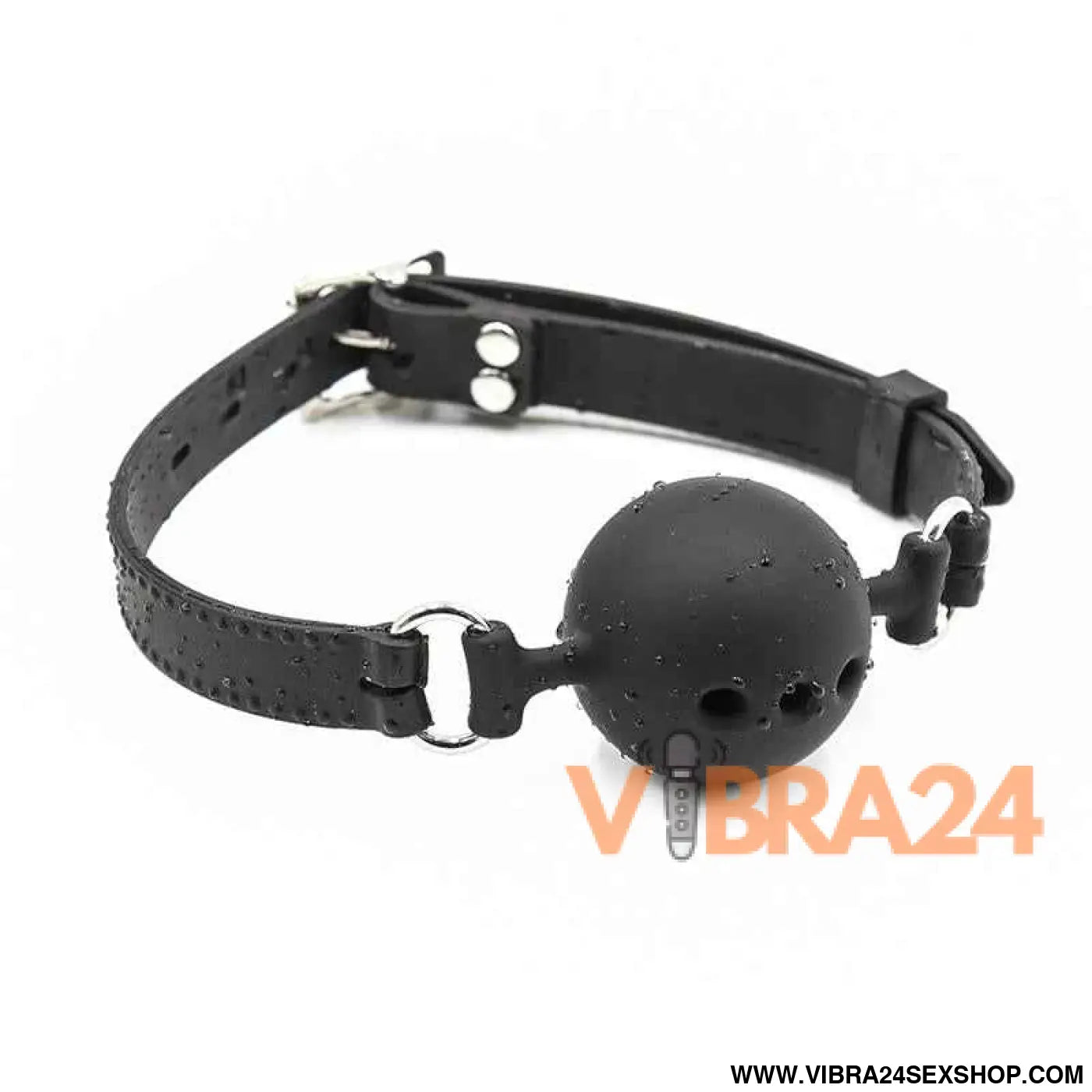 Silicone Breathable Ball Gag Adjustable 4 cm Size S Black