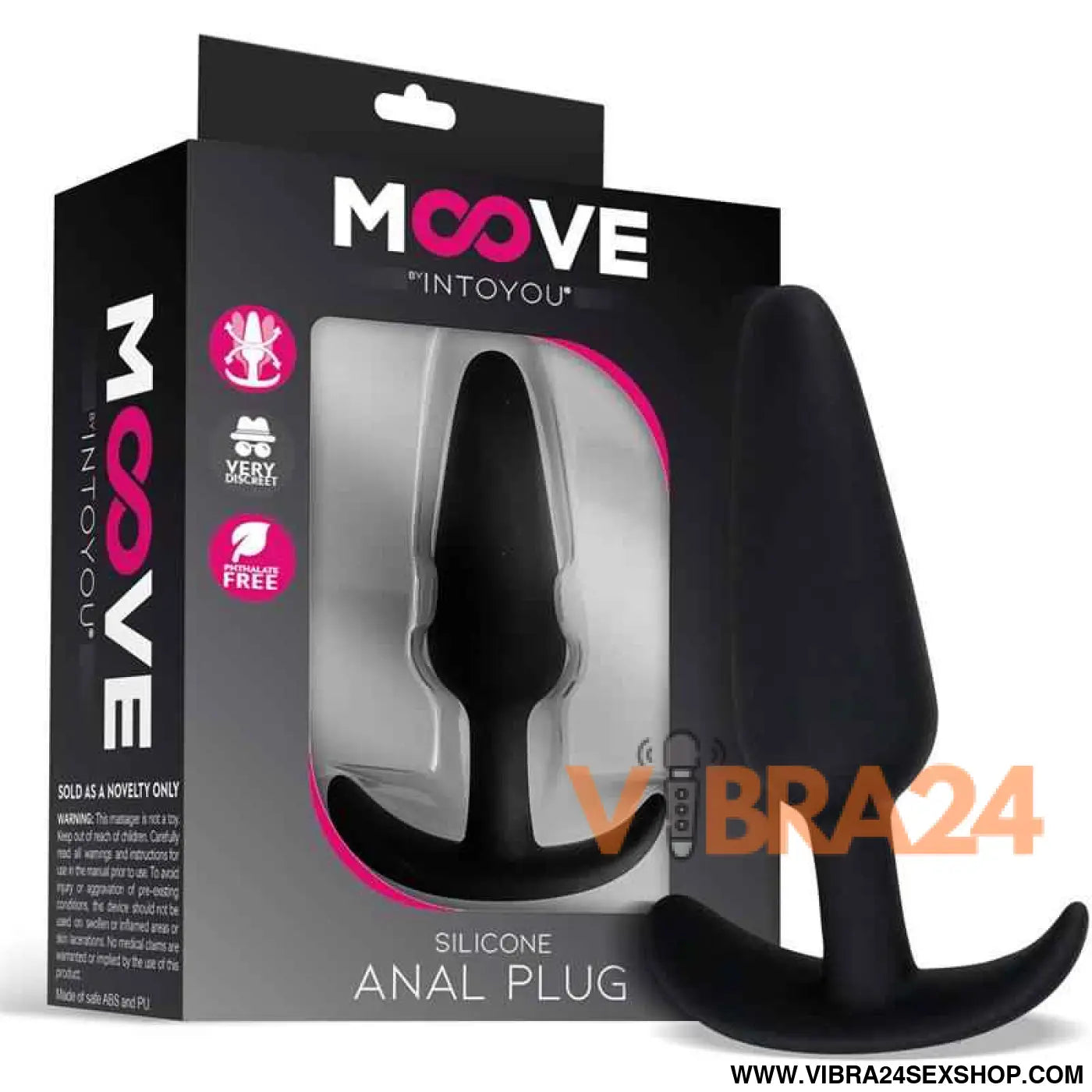Silicone Butt Plug Small Black