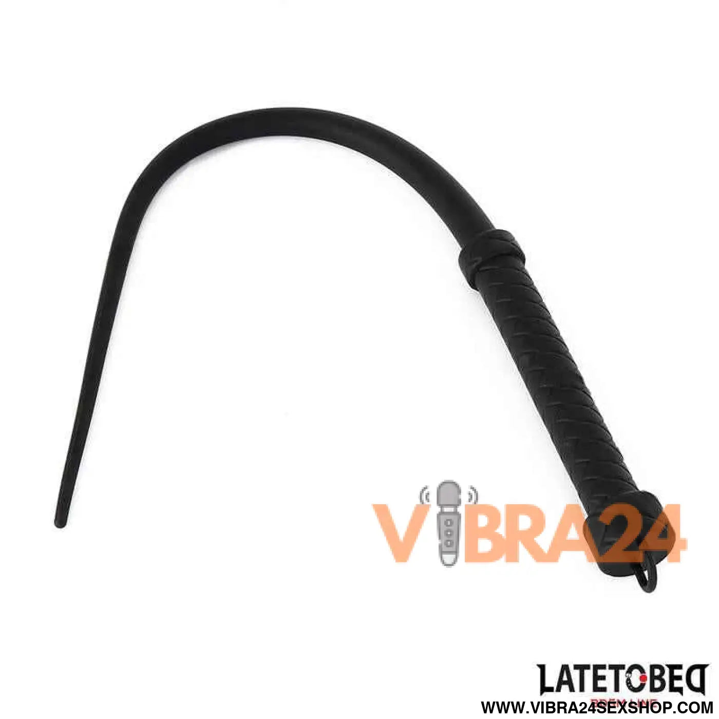 Silicone Whip Black 63.5cm