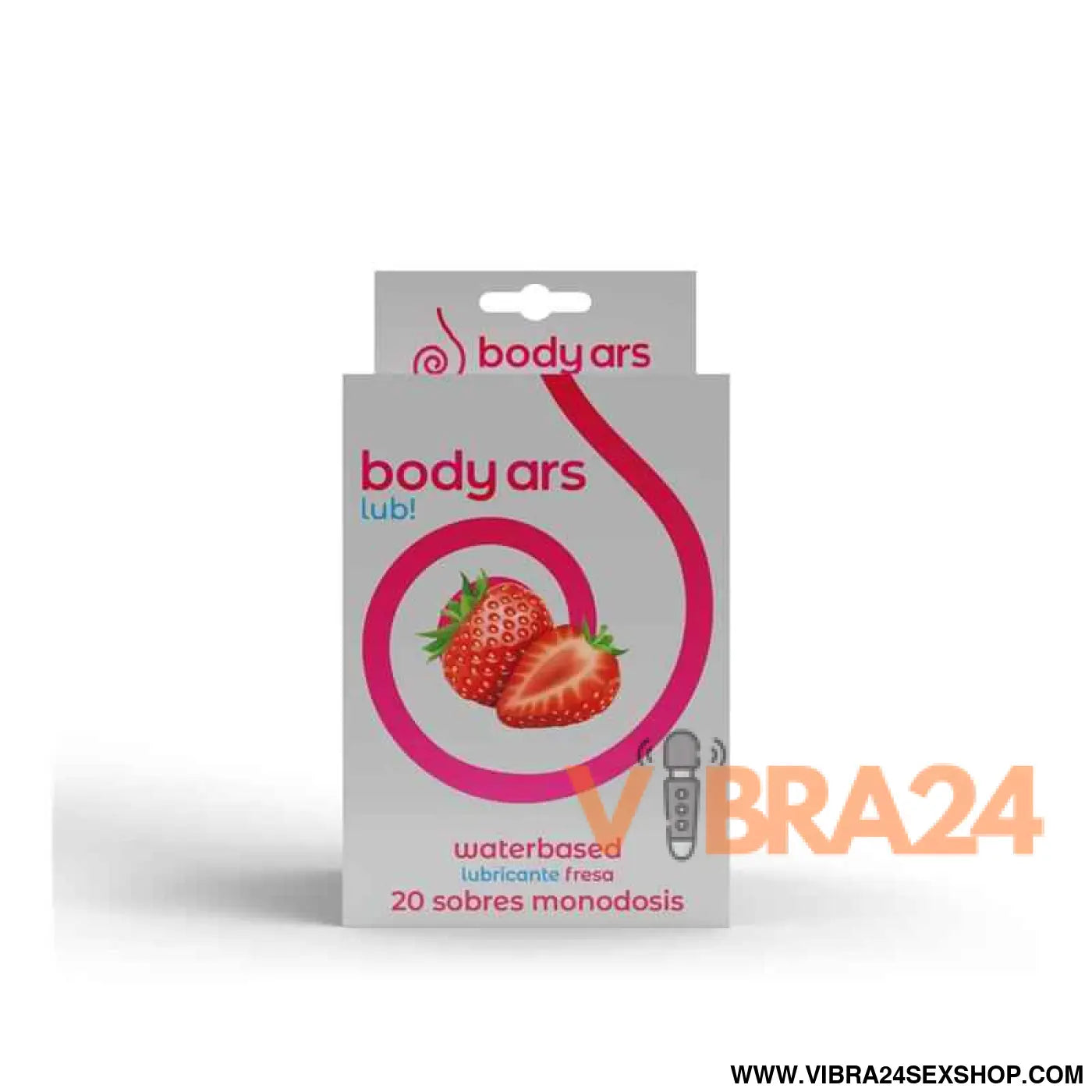 Single-dose Water-Based Lubricant Gel Acid Strawberry 20 x 4 ml