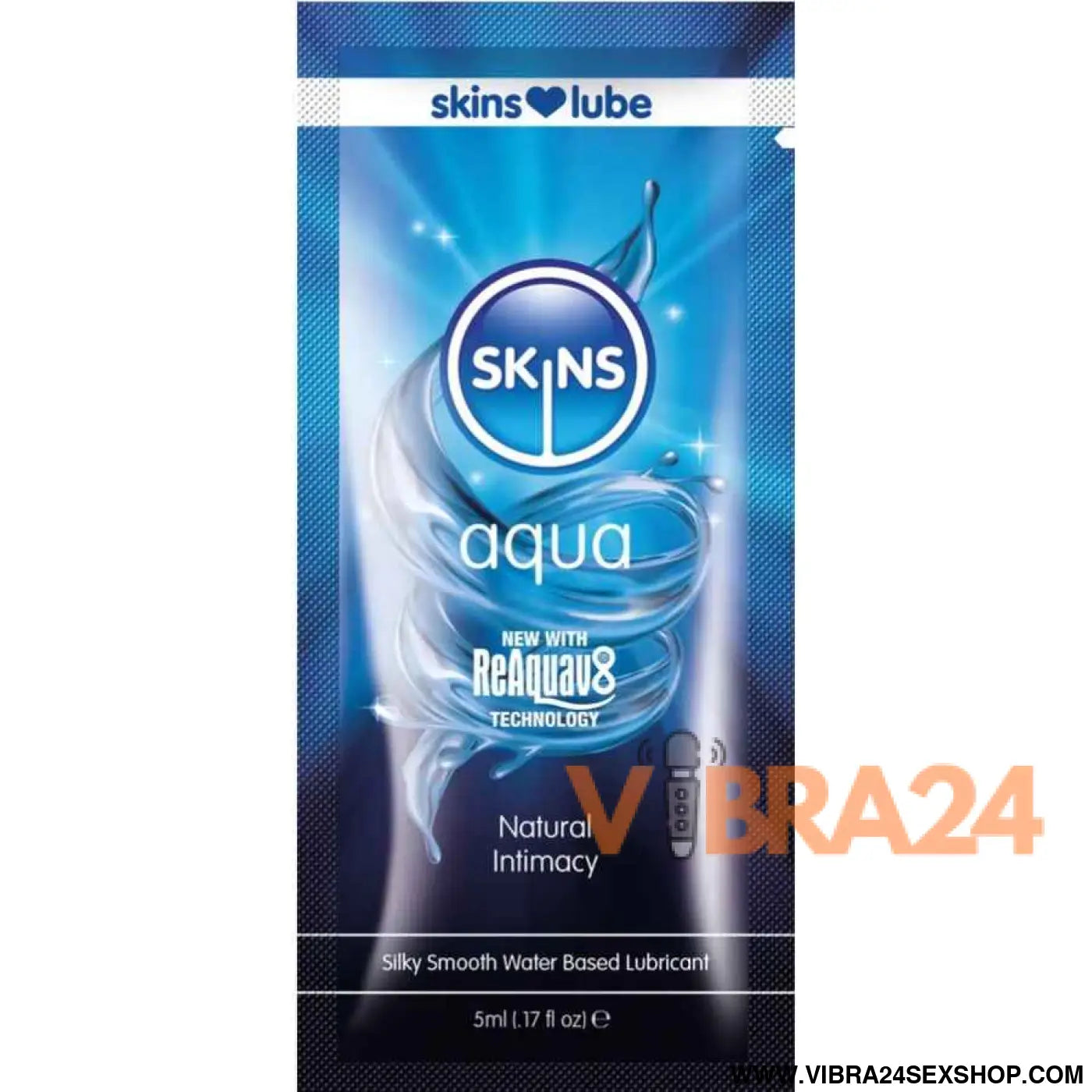 SKINS - AQUA LUBRIFICANTE À BASE DE ÁGUA DOSE ÚNICA 5 ML