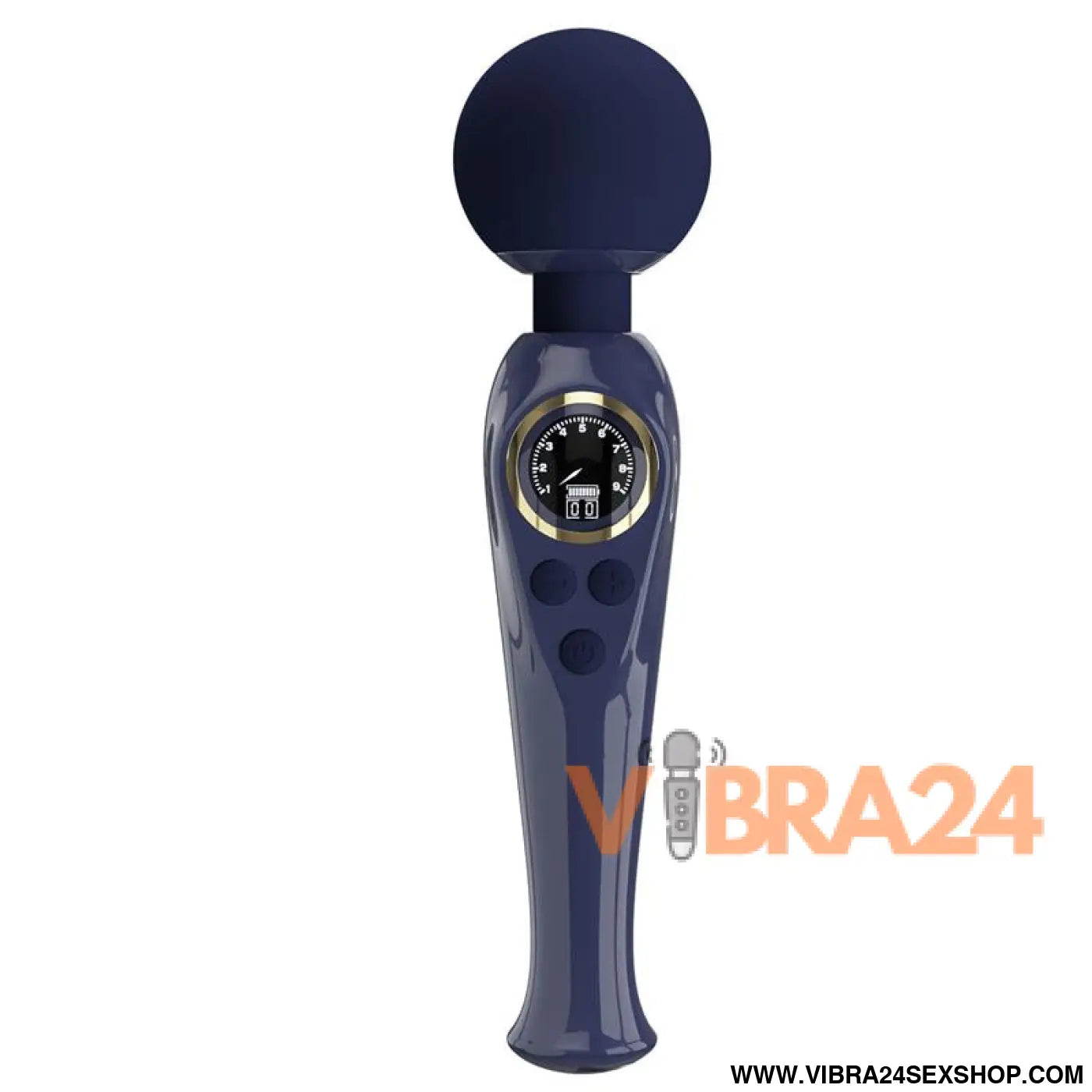 Skyler Massager Wand with Digital Screen Blue