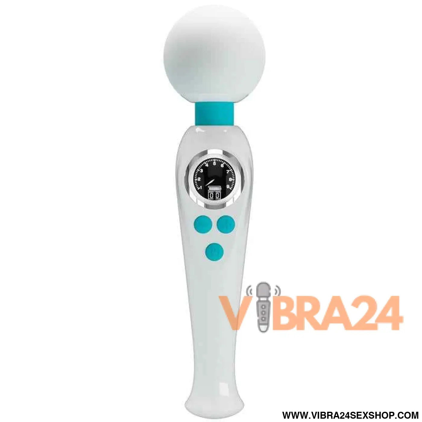 Skyler Massager Wand with Digital Screen White