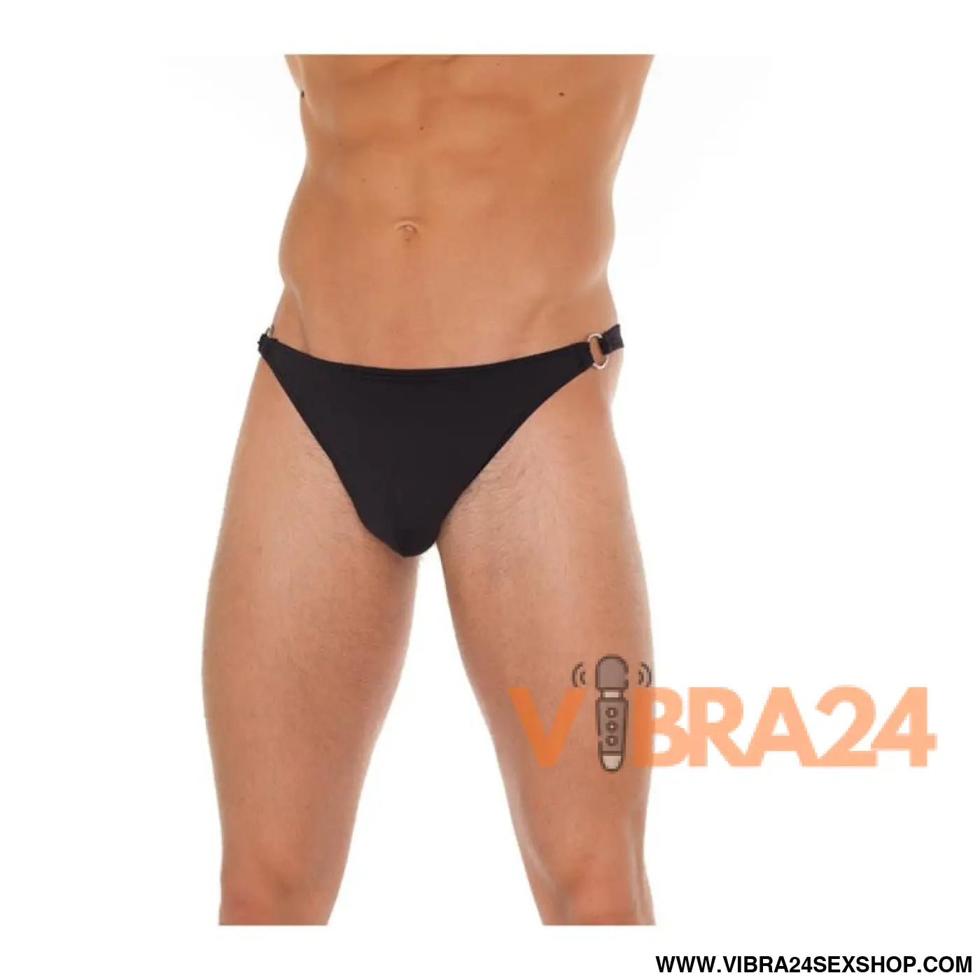 Slip with Buckles Black One Size
