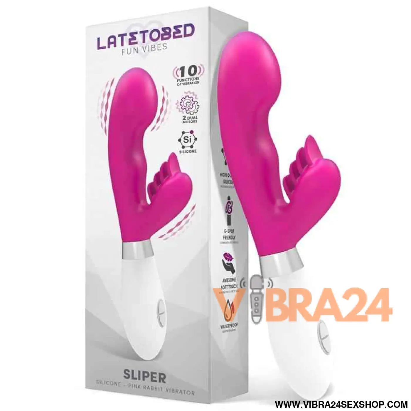 Sliper Rabbit Vibe Silicone Pink