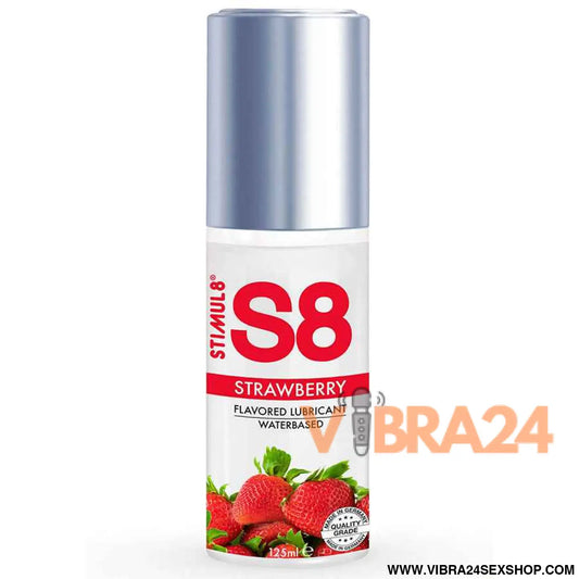 STIMUL8 - LUBRIFICANTE S8 MORANGO 125 ML