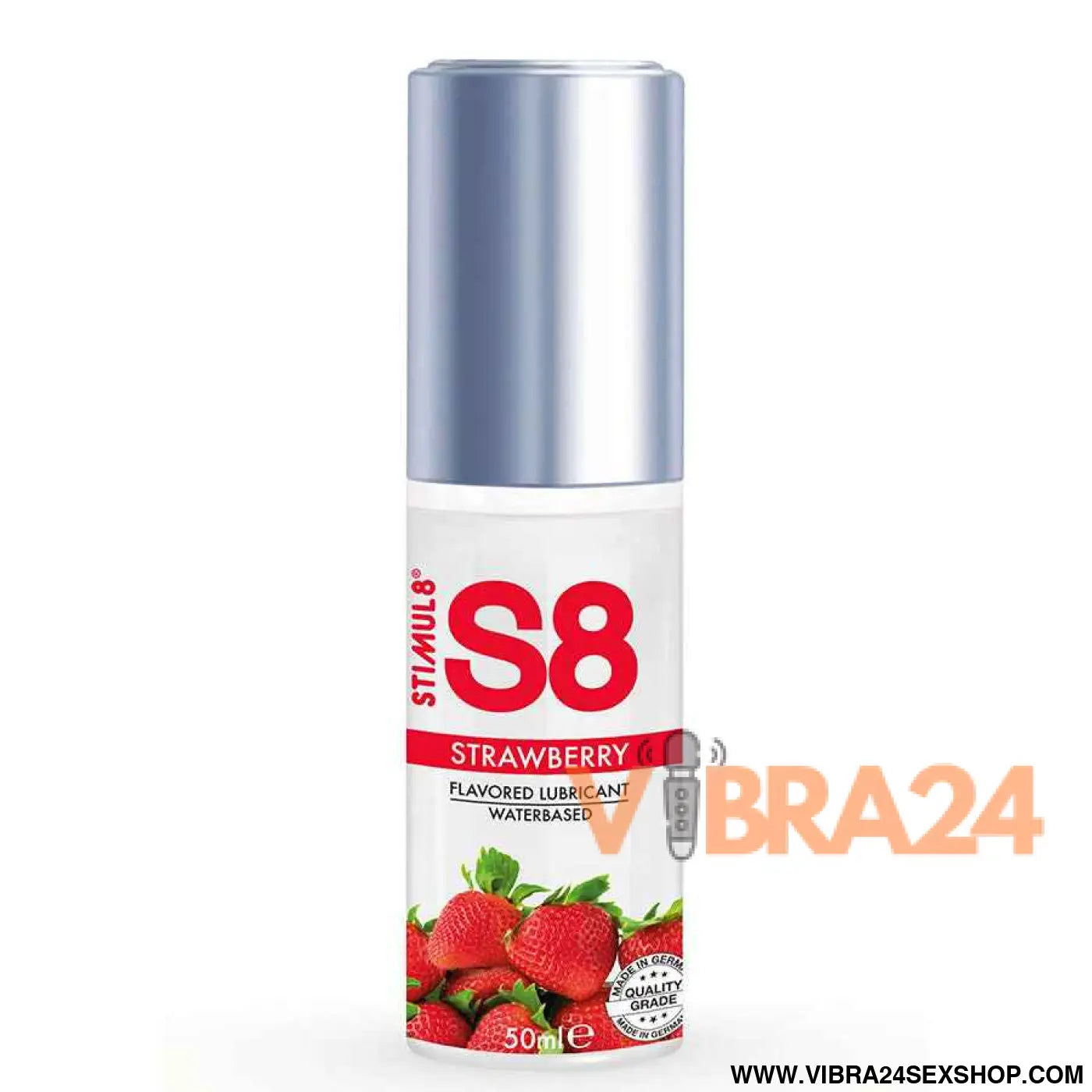 STIMUL8 - LUBRIFICANTE S8 MORANGO 50 ML