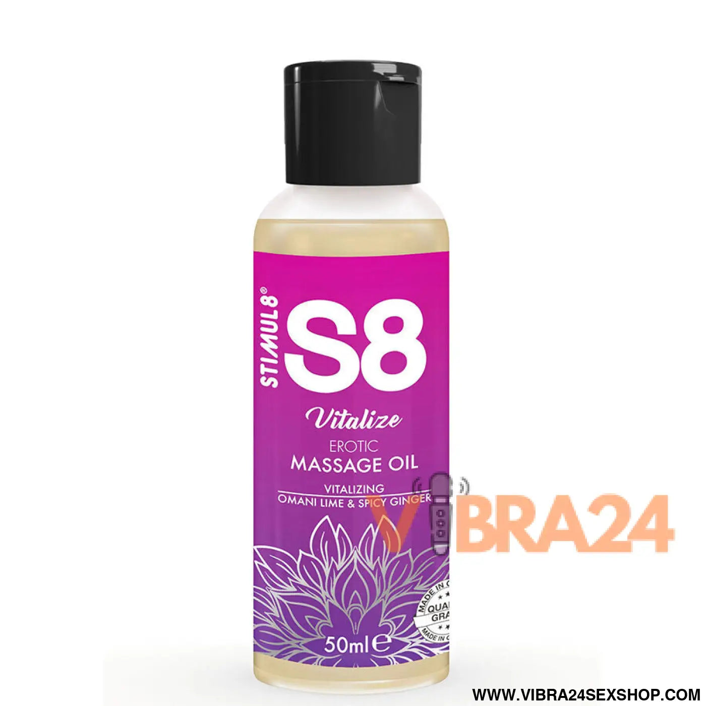 STIMUL8 - S8 VITALIZE ÓLEO DE MASSAGEM ERÓTICO LIMA 50 ML
