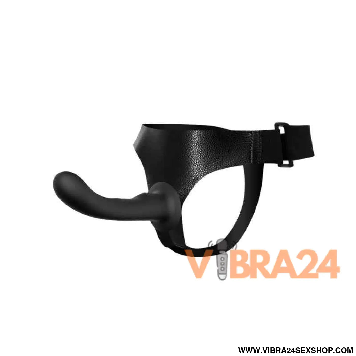 Strap-on with Silicone Dildo Black