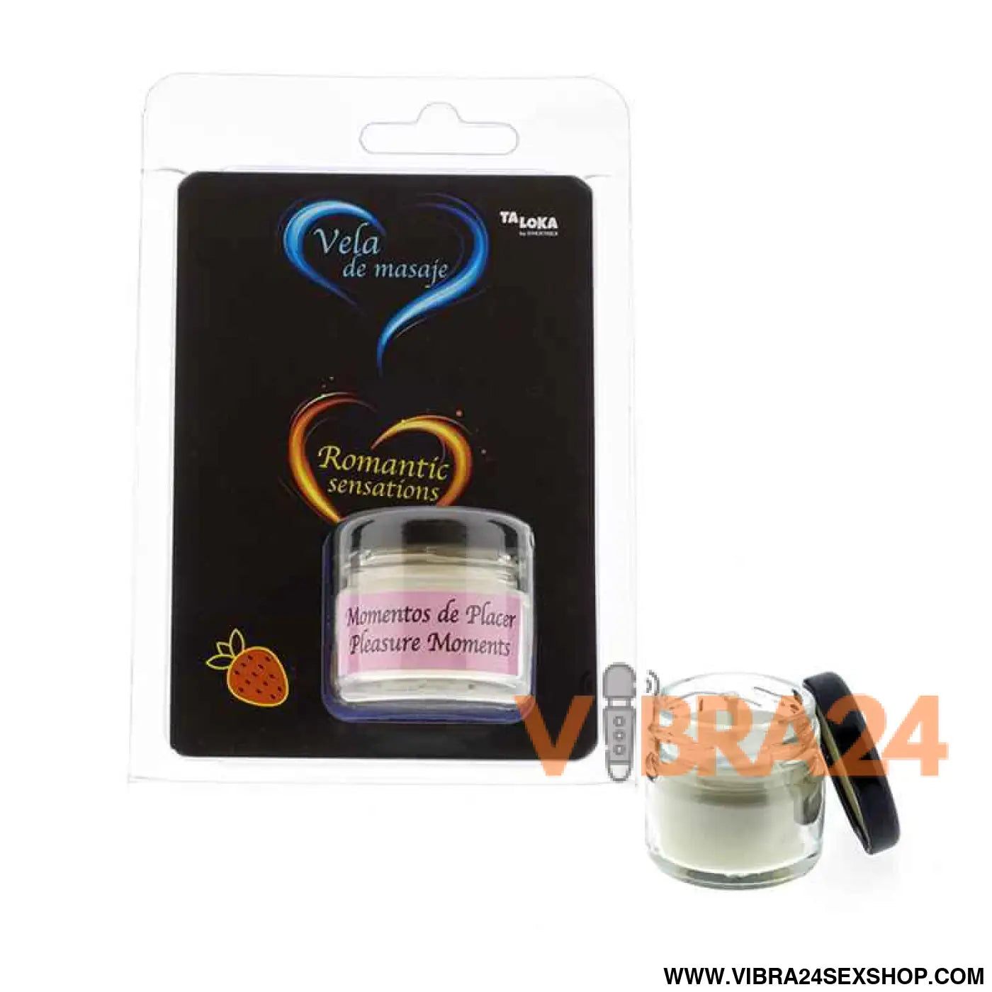 Strawberry Scented Massage Candle 30 ml