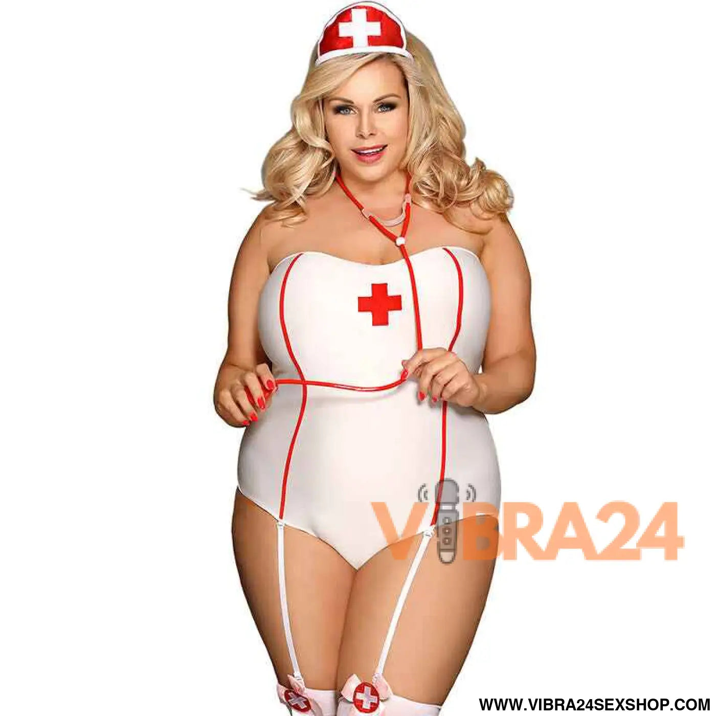 SUBBLIME - FANTASIA DE ENFERMEIRA SEXY COM PELUCHE L/XL