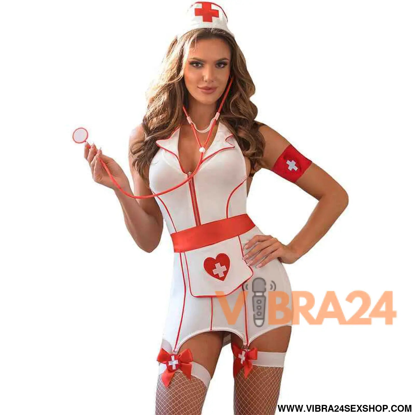 SUBBLIME - VESTIDO SEXY FANTASIA DE ENFERMEIRA L/XL
