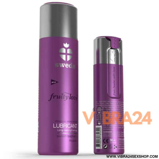 SWEDE - LUBRIFICANTE FRUITY LOVE FRAMBOESA RUBARBO 100 ML