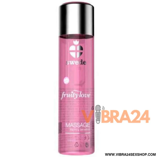 SWEDE - ÓLEO DE EFEITO CALOR FRUTO AMOR MORANGOS COM CHAMPANHE 60 ML