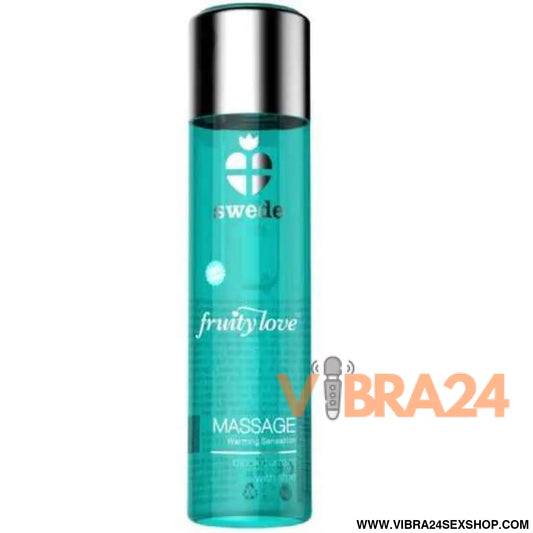 SWEDE - ÓLEO DE MASSAGEM EFEITO AQUECENTE FRUTO GROSELHA PRETA E LIMÃO 60 ML