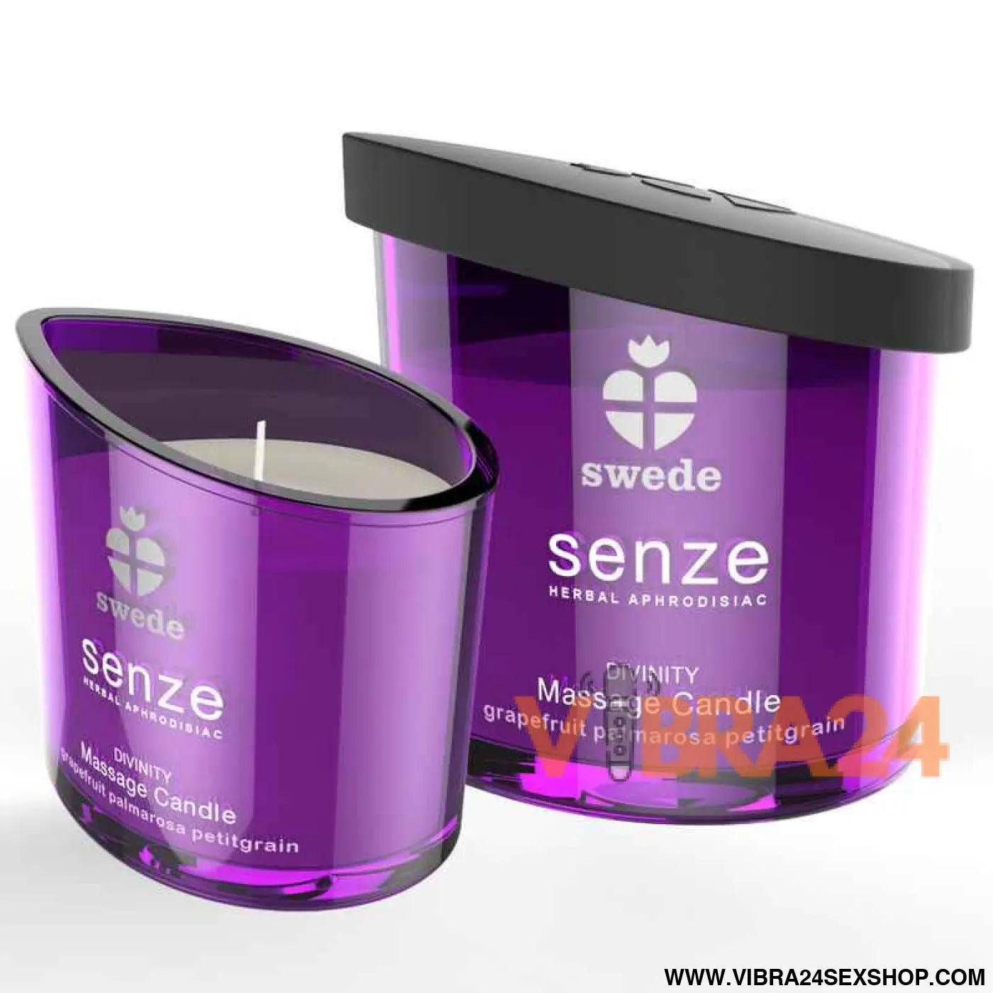 SWEDE - VELA DE MASSAGEM SENZE DIVINITY - TORANJA PALMAROSA PETITGRAIN