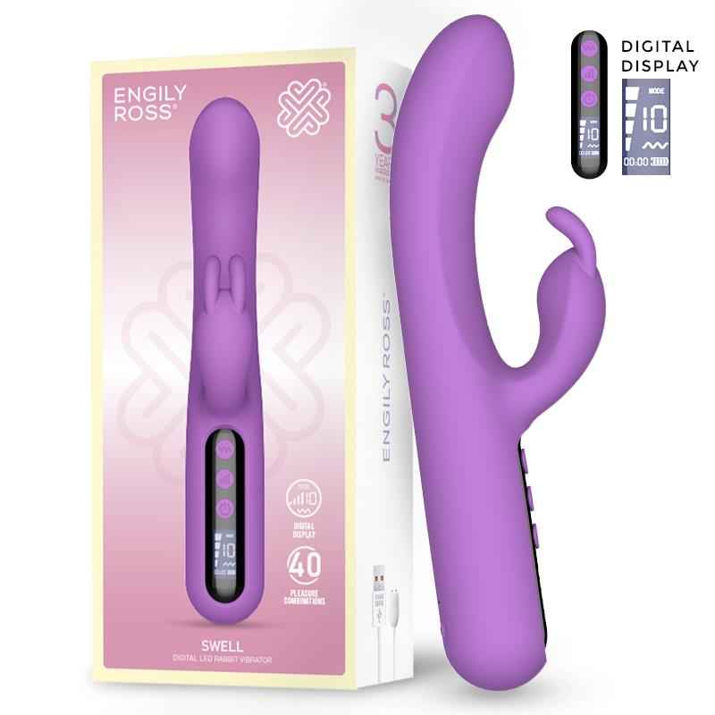 Swell Vibrador con Pantalla Digital Súper Potente 23.2 cm