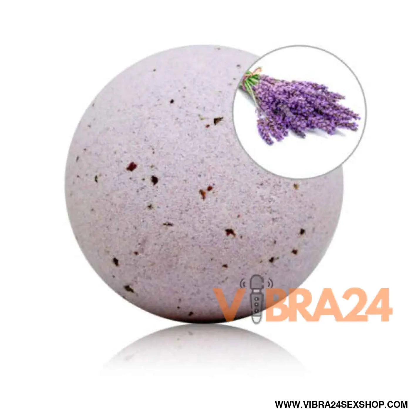 TALOKA - BOMBA DE BANHO PERFUMADA LAVANDA COM PÉTALAS ROSA