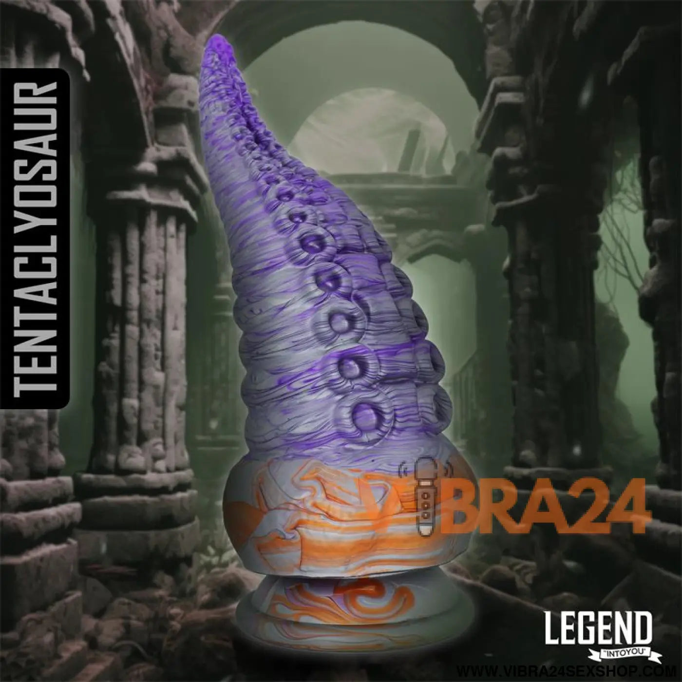 Tentaclyosaur Tentacle Liquid Silicone Dildo 20 cm