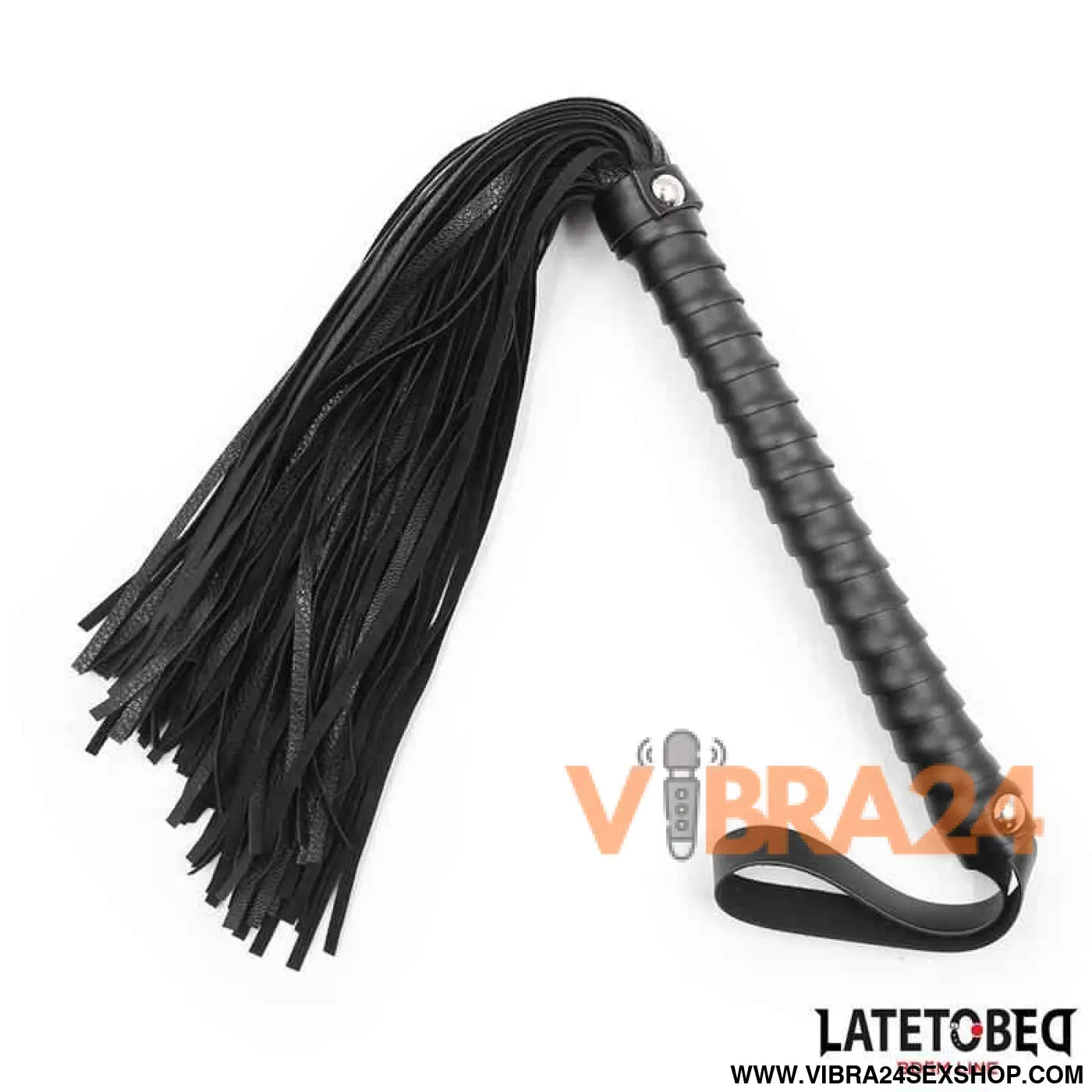 Textured Handle Flogger Black 48.5cm