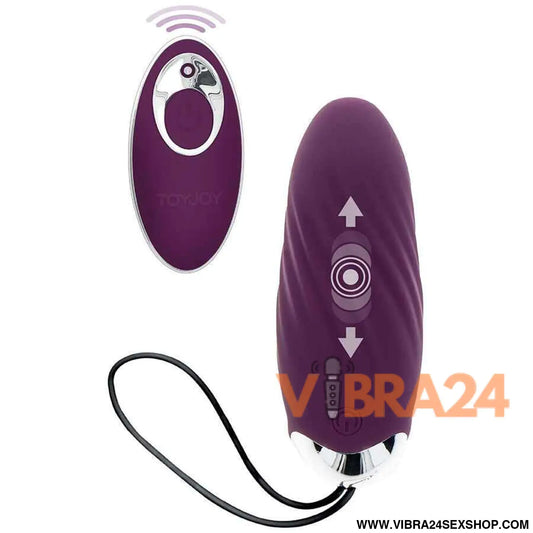 TOYJOY - FELICIDADE KNOCK EGGSTAVAGANT VIBRADOR CONTROLE REMOTO ROXO