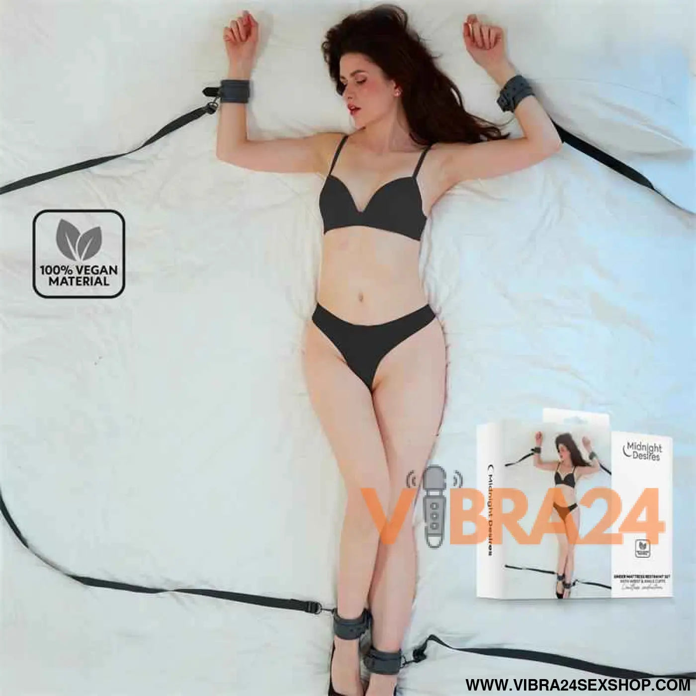 Under Mattress Set with Wrist & Ankle Cuffs Cl.24
