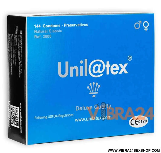 UNILATEX - PRESERVATIVOS NATURAIS 144 UNIDADES