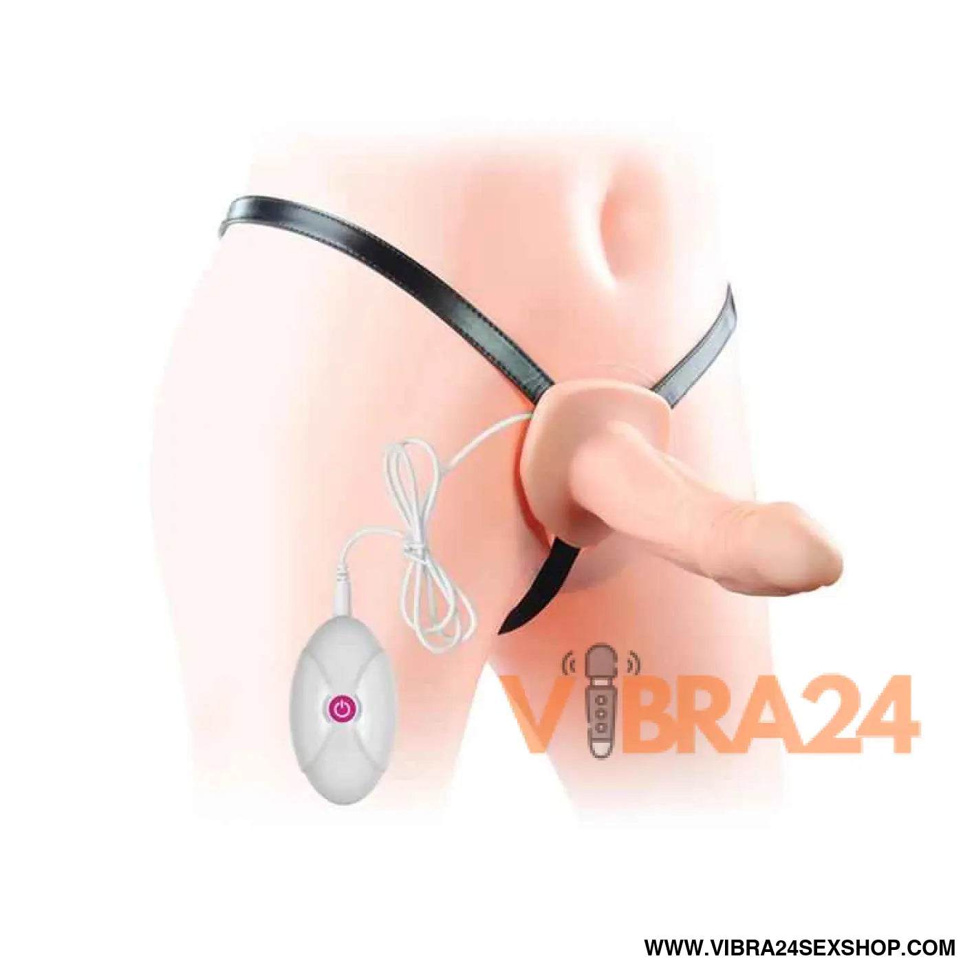 Unisex Hollow Strap On Vibrating