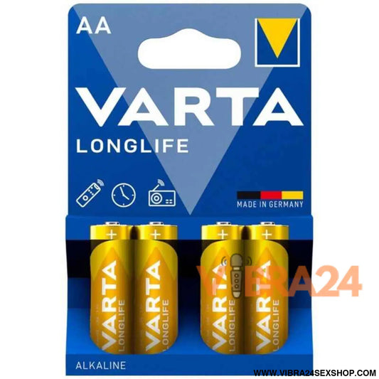 VARTA - BATERIA ALCALINA DE LONGA DURAÇÃO AA LR6 BLISTER*4