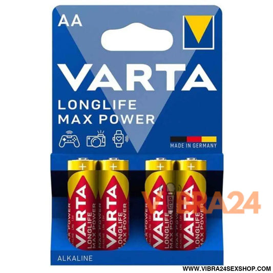 VARTA - BATERIA ALCALINA MAX POWER AA LR6 4 UNIDADES