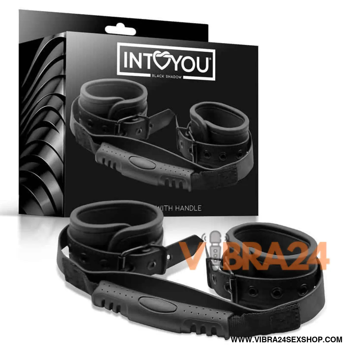 Vegan Leather Cuffs with Handle