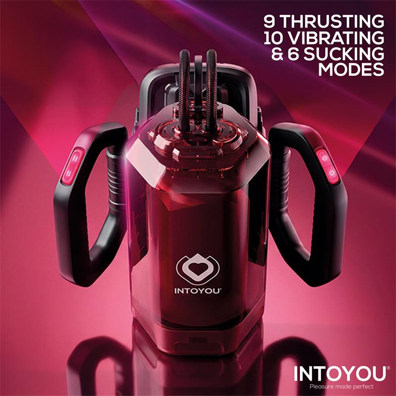 Intoyou – Vexor: Masturbador Automático 3 em 1 com Sucção, Movimento e Vibração para Experiências Personalizadas