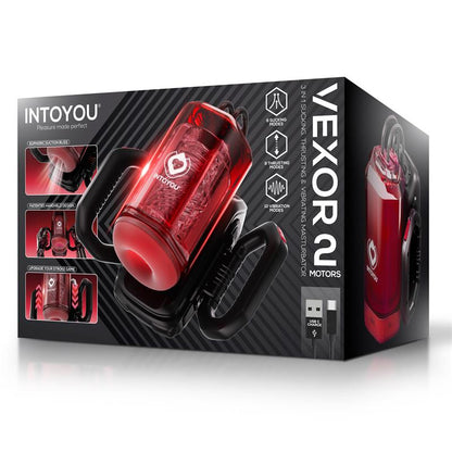 Intoyou – Vexor: Masturbador Automático 3 em 1 com Sucção, Movimento e Vibração para Experiências Personalizadas