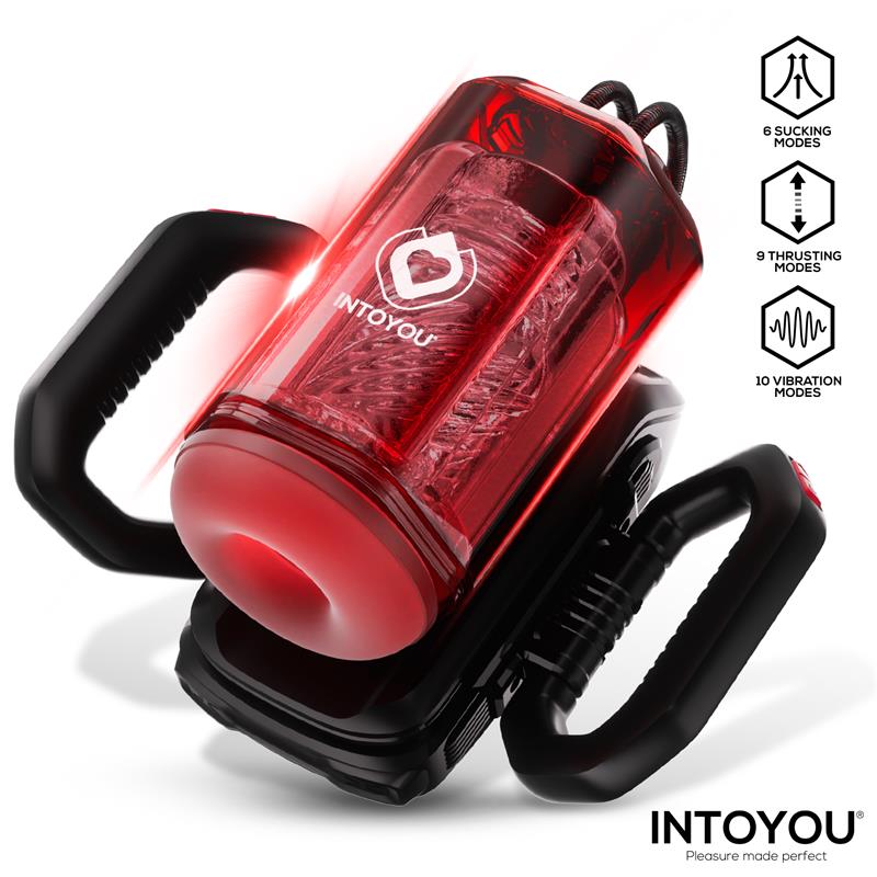 Intoyou – Vexor: Masturbador Automático 3 em 1 com Sucção, Movimento e Vibração para Experiências Personalizadas
