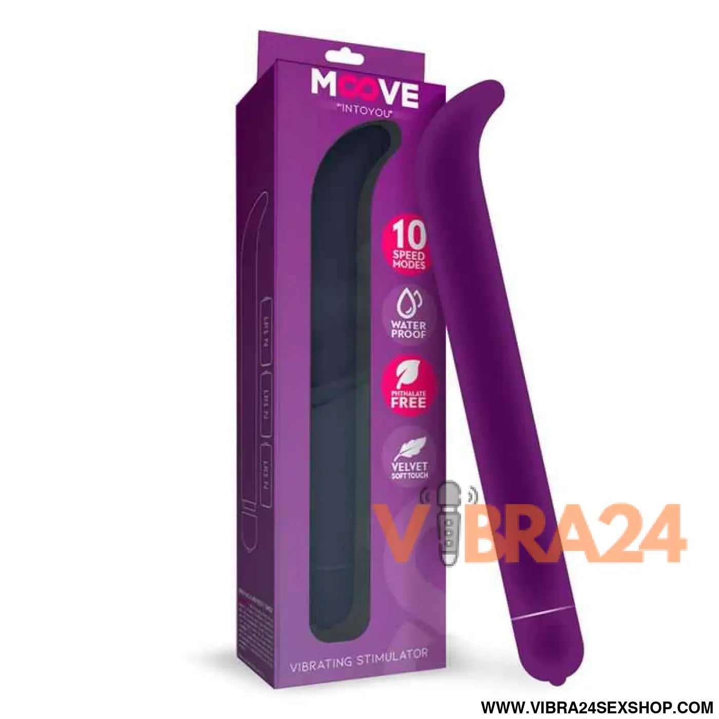 Vibe Stimulator G-spot 10 functions Purple