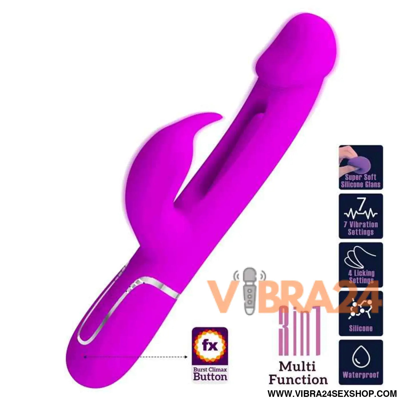 Vibe with Tongue Kampas Pink