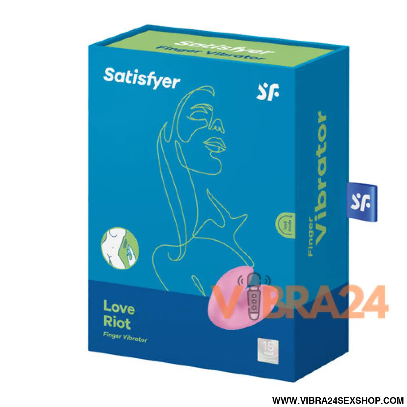 Vibrador de Dedo Satisfyer Love Riot Rosa - Prazer Intenso e Discreto
