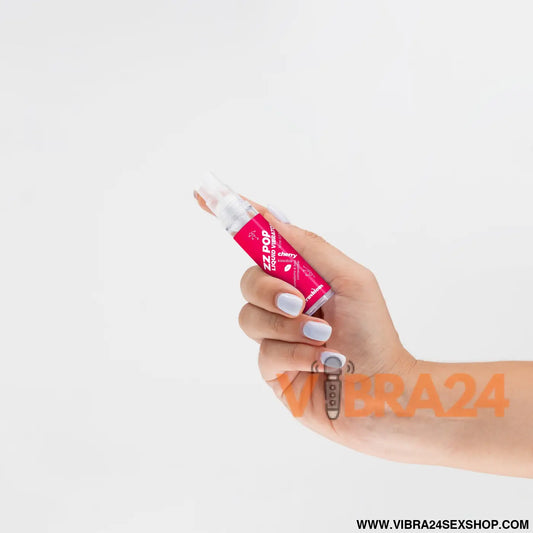 VIBRADOR LÍQUIDO ZZ POP COM AROMA CEREJA 10ML CRUSHIOUS
