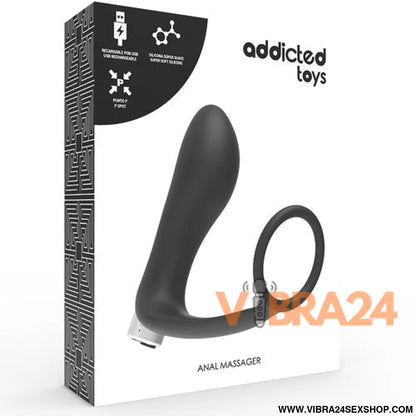 Vibrador Prostático Recarregável ADDICTED TOYS Modelo 1 Preto