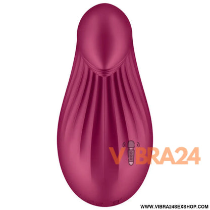 Vibrador Satisfyer Lay-On Vermelho - Dipping Delight para Prazer Intenso