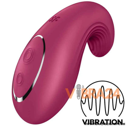 Vibrador Satisfyer Lay-On Vermelho - Dipping Delight para Prazer Intenso