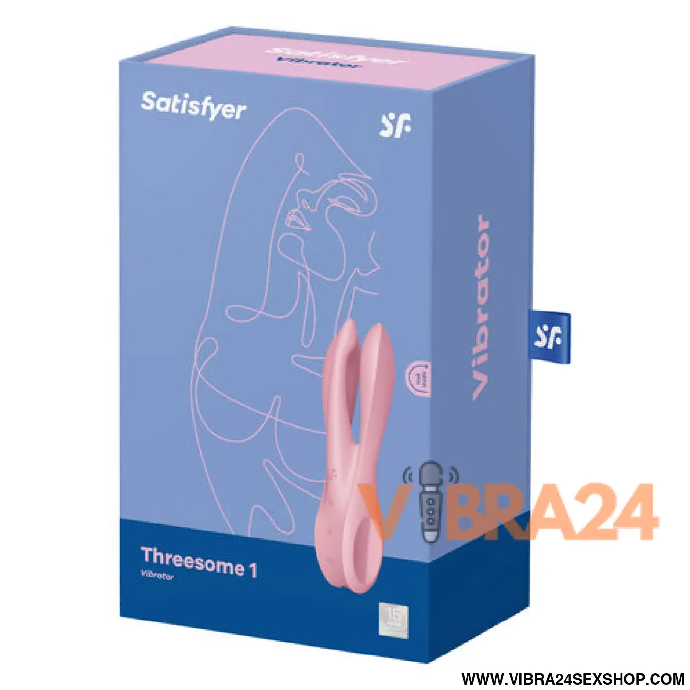 Vibrador Satisfyer Threesome 1 Rosa - Prazer Triplo e Inesquecível