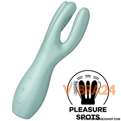 Vibrador Satisfyer Threesome 3 Menta: Intensifique o Seu Prazer
