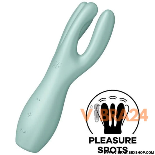 Vibrador Satisfyer Threesome 3 Menta: Intensifique o Seu Prazer