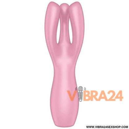 Vibrador Satisfyer Threesome 3 Rosa - O Prazer em Trios