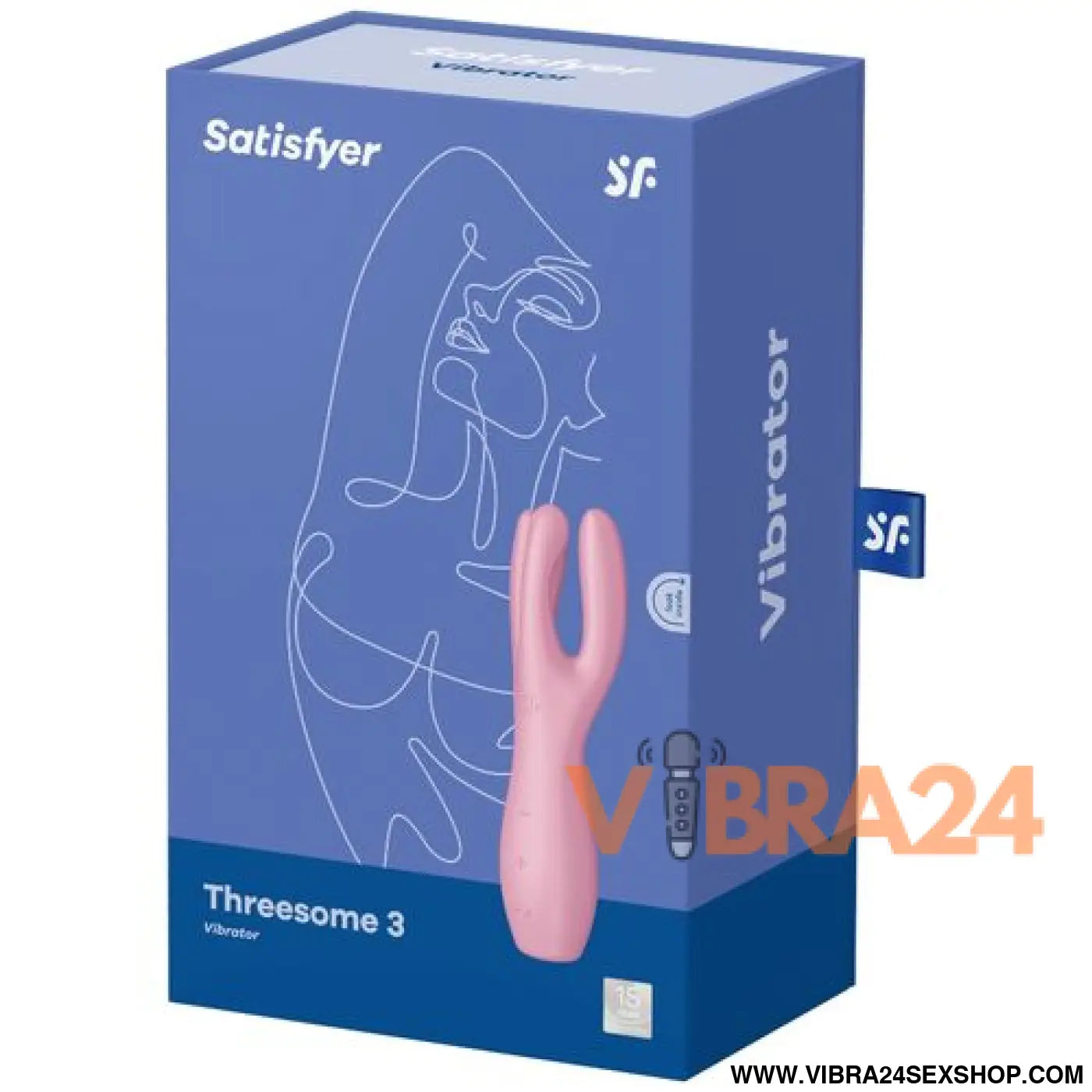 Vibrador Satisfyer Threesome 3 Rosa - O Prazer em Trios