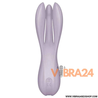 Vibrador Threesome 2 Satisfyer em Violeta - Prazer Três Dimensões
