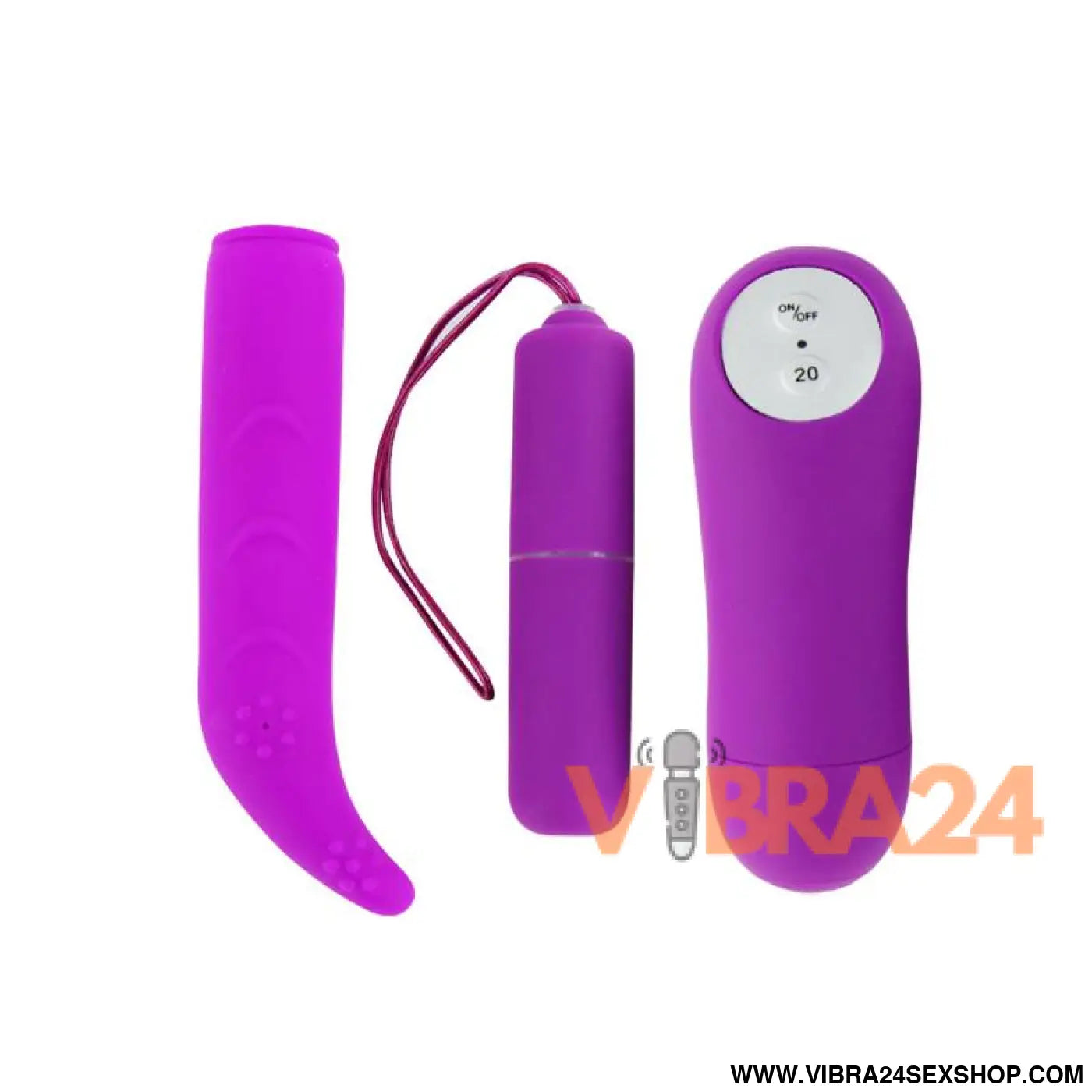 Vibrating Buller Magic x20 Purple