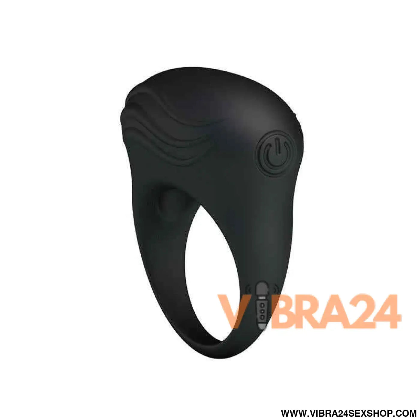 Vibrating Cock Ring Bertram Black