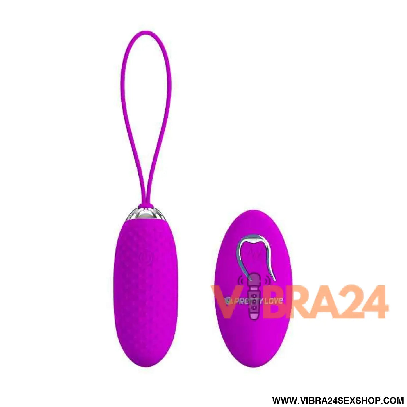 Vibrating Egg Joanna USB Purple